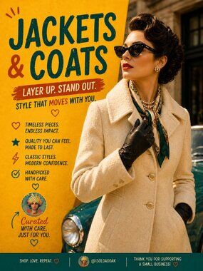 JACKETS AND COATS ISOLDA OOAK